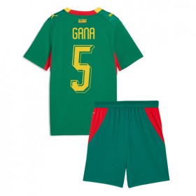 Senegal Idrissa Gueye #5 Borte skjorte til barn VM 2026 Kortermet (+ korte bukser)